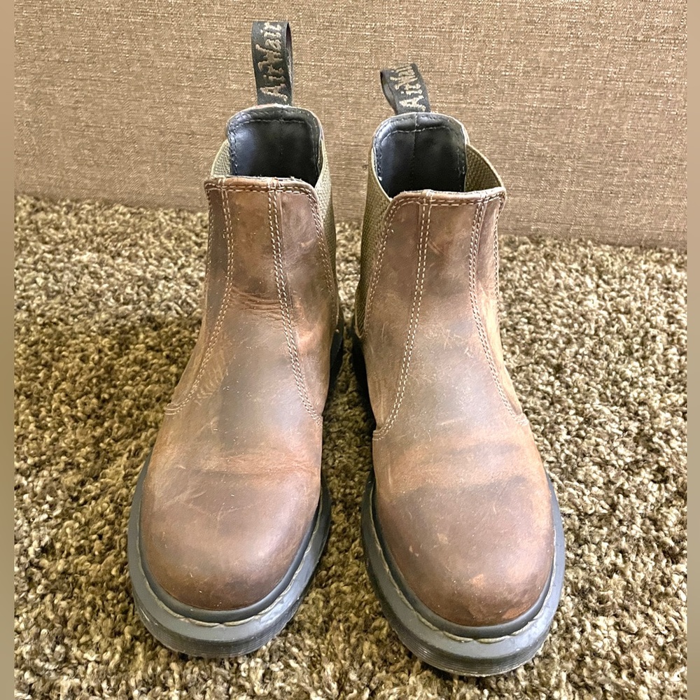 Dr. Martens chelsea brown boots